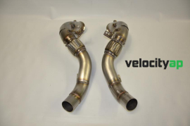 VelocityAP BMW X5M F15 & X6M F16 Cat Delete Downpipes 3.5"