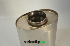 VelocityAP Race Muffler 2.5" Inlet Outlet 'Sport' Sound Level