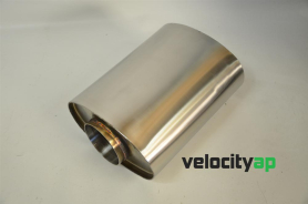 VelocityAP Race Muffler 2.5" Inlet Outlet 'Touring' Sound Level