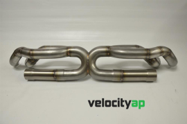 VelocityAP Porsche 991 Carrera X-Pipe Muffler Delete Non-Sport Exhaust