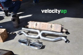 VelocityAP Porsche 997.2 X-Pipe Muffler Delete Exhaust