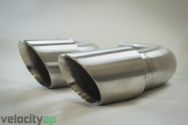 VelocityAP Sport Exhaust Tips/Tail Trim Set for 2018-on Aston Martin V8 Vantage