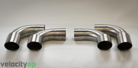 VelocityAP Sport Exhaust Tips/Tail Trim Set for 2018-on Aston Martin V8 Vantage