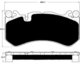 VelocityAP Aston Martin Porterfield R4-S Brake Pads Front AP 1291