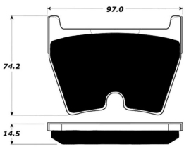 VelocityAP Audi RS3 & TTRS Porterfield R4-S Brake Pads Front AP 1761.1
