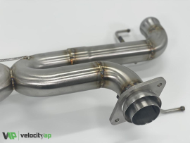 VelocityAP Aston Martin XPipe Rear Muffler Delete DB9, DBS, Virage, Vanquish