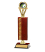 Pattern Trophy On P/Base <Br>23.5cm Plus Figurine