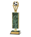 Gd Edged Trophy On P/Base <Br>23.5cm Plus Figurine
