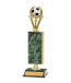 Gd Edged Trophy On P/Base <Br>21cm Plus Figurine