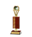 Pattern Trophy On P/Base <Br>18.5cm Plus Figurine