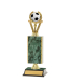 Gd Edged Trophy On P/Base <Br>18.5cm Plus Figurine