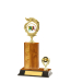 Pattern Trophy On P/Base <Br>15.5cm Plus Figurine