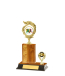 Pattern Trophy On P/Base <Br>13cm Plus Figurine