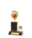 Gd Edged Trophy On P/Base <Br>13cm Plus Figurine