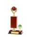 Gd Edged Trophy On P/Base <Br>18.5cm Plus Figurine