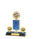 Gd Edged Trophy On P/Base <Br>16cm Plus Figurine