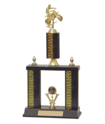 Pattern Trophy On P/Base <Br>32.5cm Plus Figurine