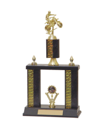 Pattern Trophy On P/Base <Br>30cm Plus Figurine