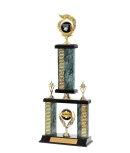 Tiered Wave Pattern Trophy