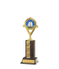 Pattern Trophy On P/Base <Br>13cm Plus Figurine
