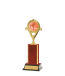 Gd Edged Trophy On P/Base <Br>13cm Plus Figurine
