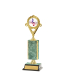 Gd Edged Trophy On P/Base <Br>16cm Plus Figurine