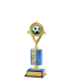 Pattern Trophy On P/Base <Br>13.5cm Plus Figurine