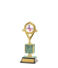 Gd Edged Trophy On P/Base <Br>11cm Plus Figurine