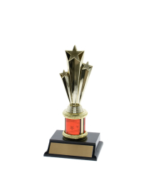 Tube Trophy on P/Base 8cm Plus Figurine
