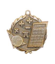 Maths - Gold Medal 4.5cm Dia