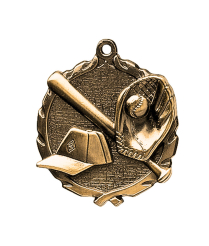 Baseball - Bronze Medal 4.5cm Dia