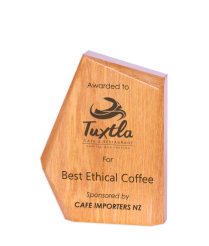 Solid Wood Award 18cm