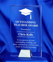 22cm Nickel Base Acrylic Award