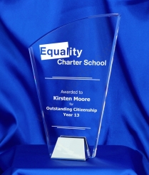 23cm Nickel Base Acrylic Award
