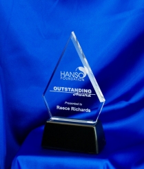 Acrylic Award  with Weighted Base 23cm