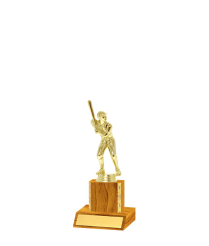 Gd Edged Trophy <Br>8cm Plus Figurine