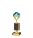 Gd Edged Trophy <Br>12.5cm Plus Figurine