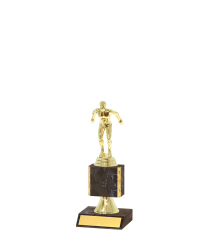 Gd Edged Trophy <Br>10cm Plus Figurine
