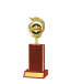 Gd Edged Trophy <Br>15cm Plus Figurine