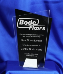 21cm Multi Layered Nickel Base Acrylic Award