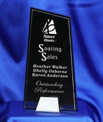 23cm Multi Layered Nickel Base Acrylic Award