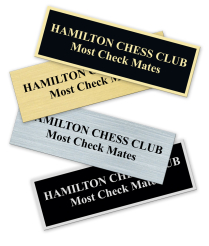 New Award Plates