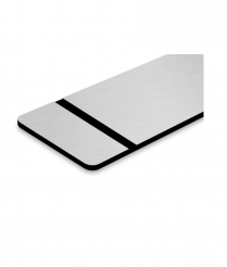 TroLase Digital Print Matte BR Alum/Black 1.6mm