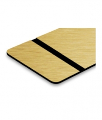 TroLaseThins Brushed Gold/Black 0.5mm