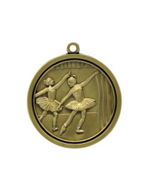 Ballet - Gold Relief <BR> Medal 4.5cm Dia