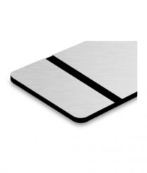 TroPly Metallic BR Silver/Black 1.6mm