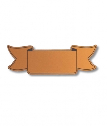 Lge Shield Ribbon 180 X 60mm