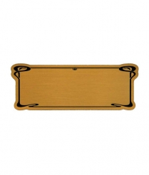 Lge Shield Ribbon 209 X 70mm