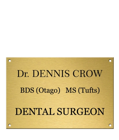 Solid Brass Plaque