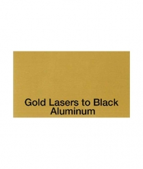 Gold/Black Ultra Laser <BR>Aluminum 300x600x0.5mm